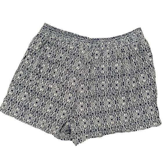 Briggs Linen Navy Blue White Shorts Size XXL NEW - Picture 2 of 2